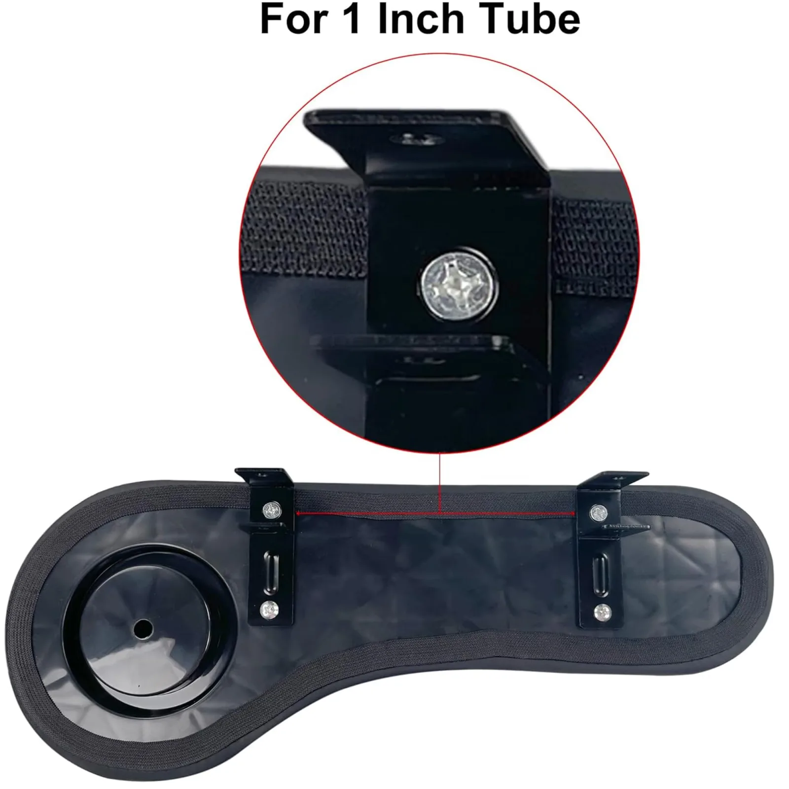 Huskey Golf Cart Rear Seat Armrests with Cup Holders image 2