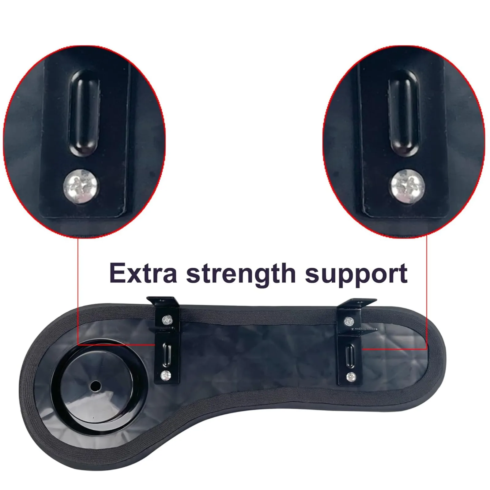 Huskey Golf Cart Rear Seat Armrests with Cup Holders image 4