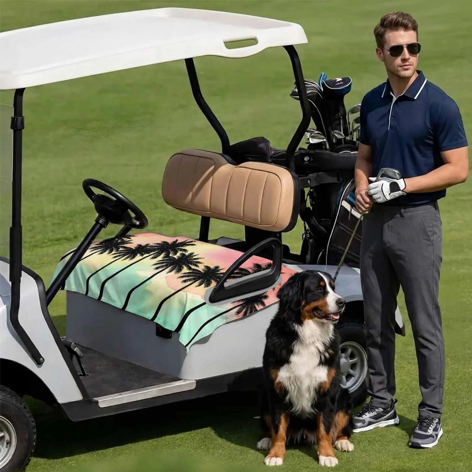 DecorLovee Golf Cart Seat Cover 51 x 31 Inch image 3