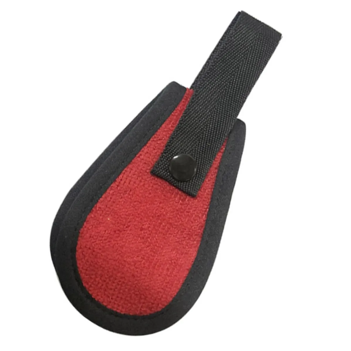 IMUSINICE Portable Golf Ball Cleaning Towel with Lanyard - Red