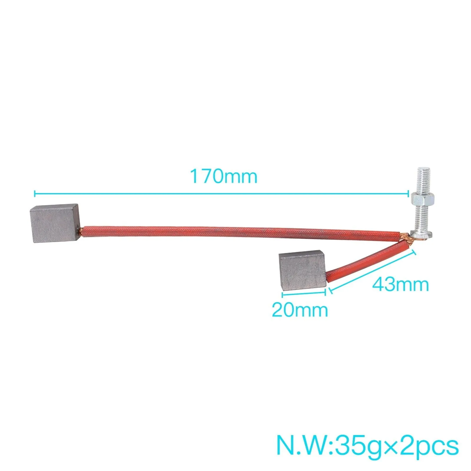 OETIBUFA Golf Cart Motor Carbon Brush image 2