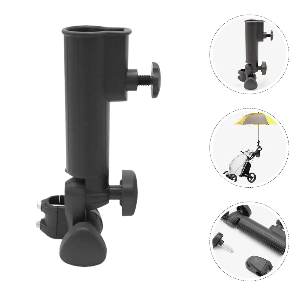 ABOOFAN Golf Trolley Umbrella Holder, Black image 4