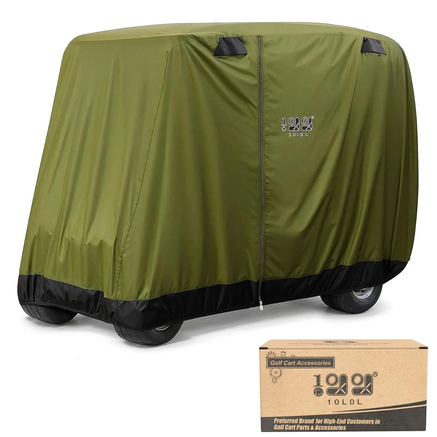 10L0L Universal Golf Cart Cover for EZGO, Club Car & Yamaha