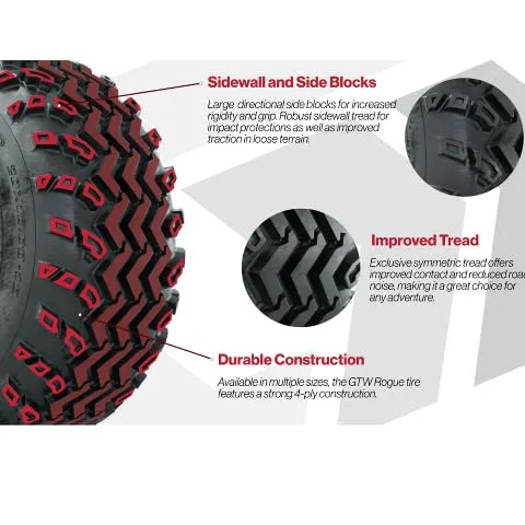 GTW 4-Inch Lift Kit with 20-Inch Tires for E-Z-GO TXT image 3