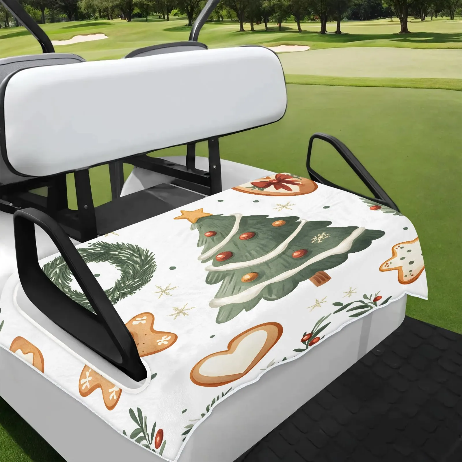 Tiveruda Golf Cart Seat Cover for Double Seats