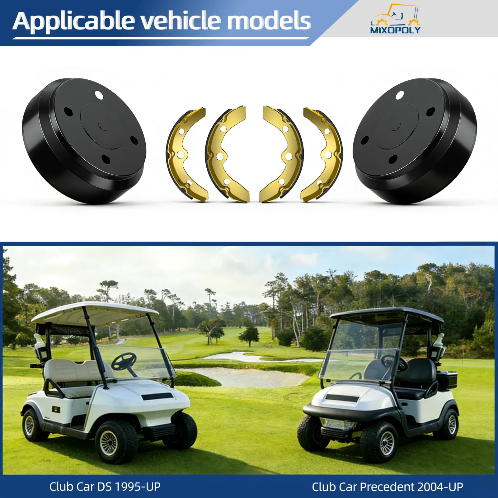 MIXOPOLY Brake Kit for Club Car DS and Precedent image 2