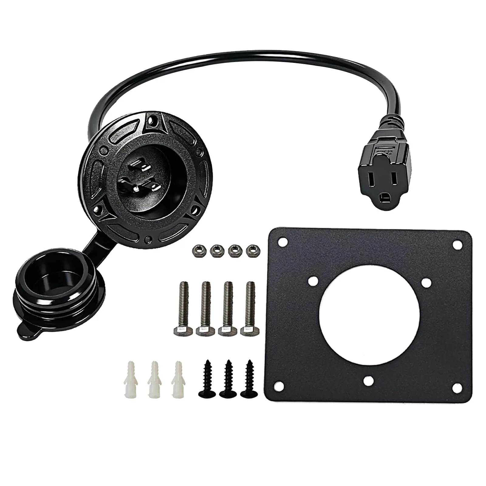 ZHWQKP 120V Charging Port Adapter for E-Z-GO TXT36