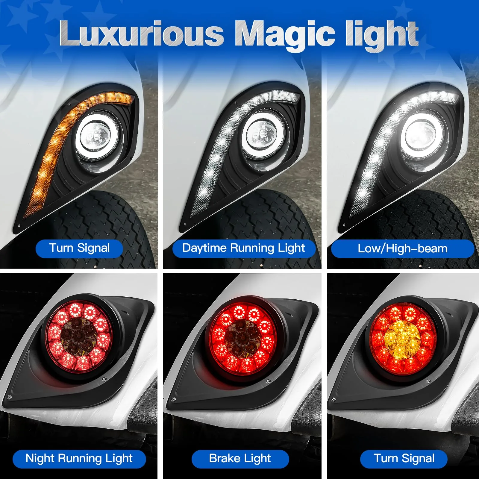 NOKINS LED Light Kit for Yamaha Drive 2 G292 image 2