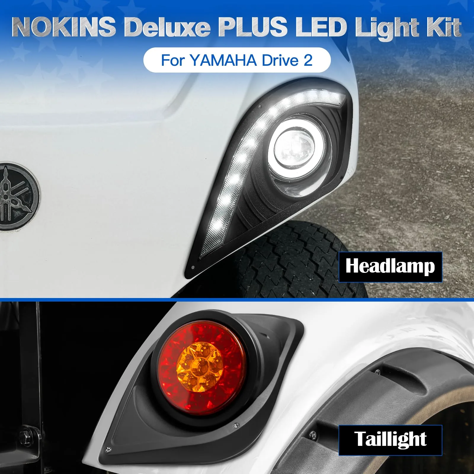 NOKINS LED Light Kit for Yamaha Drive 2 G292 image 3