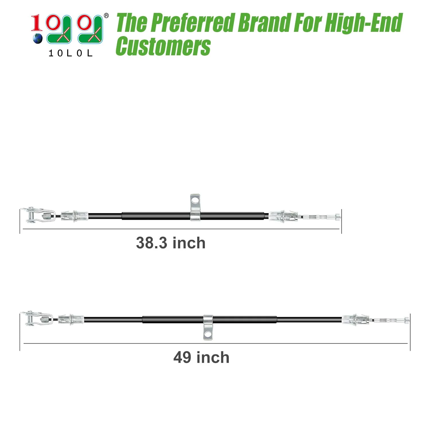 10L0L Brake Cables for Club Car Precedent and Tempo image 2