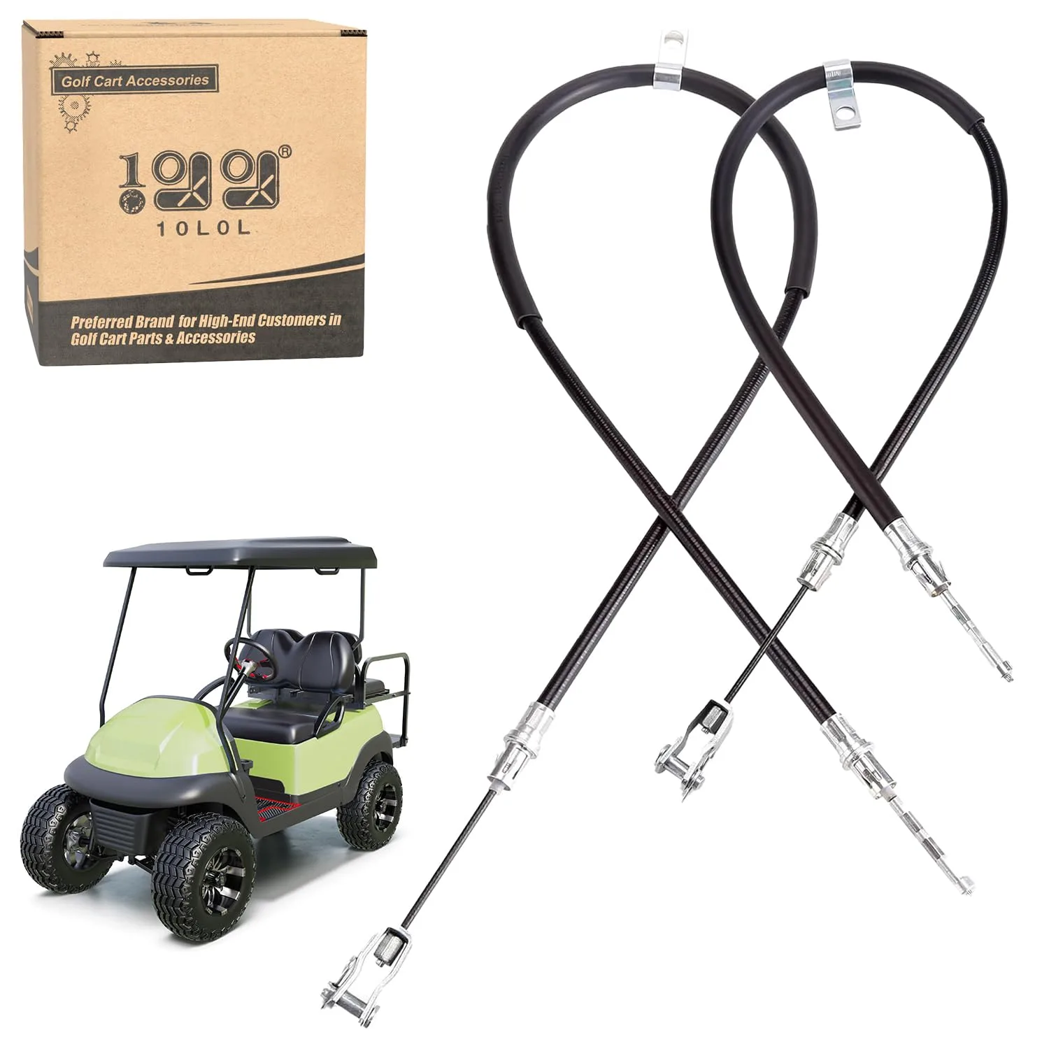 10L0L Brake Cables for Club Car Precedent and Tempo
