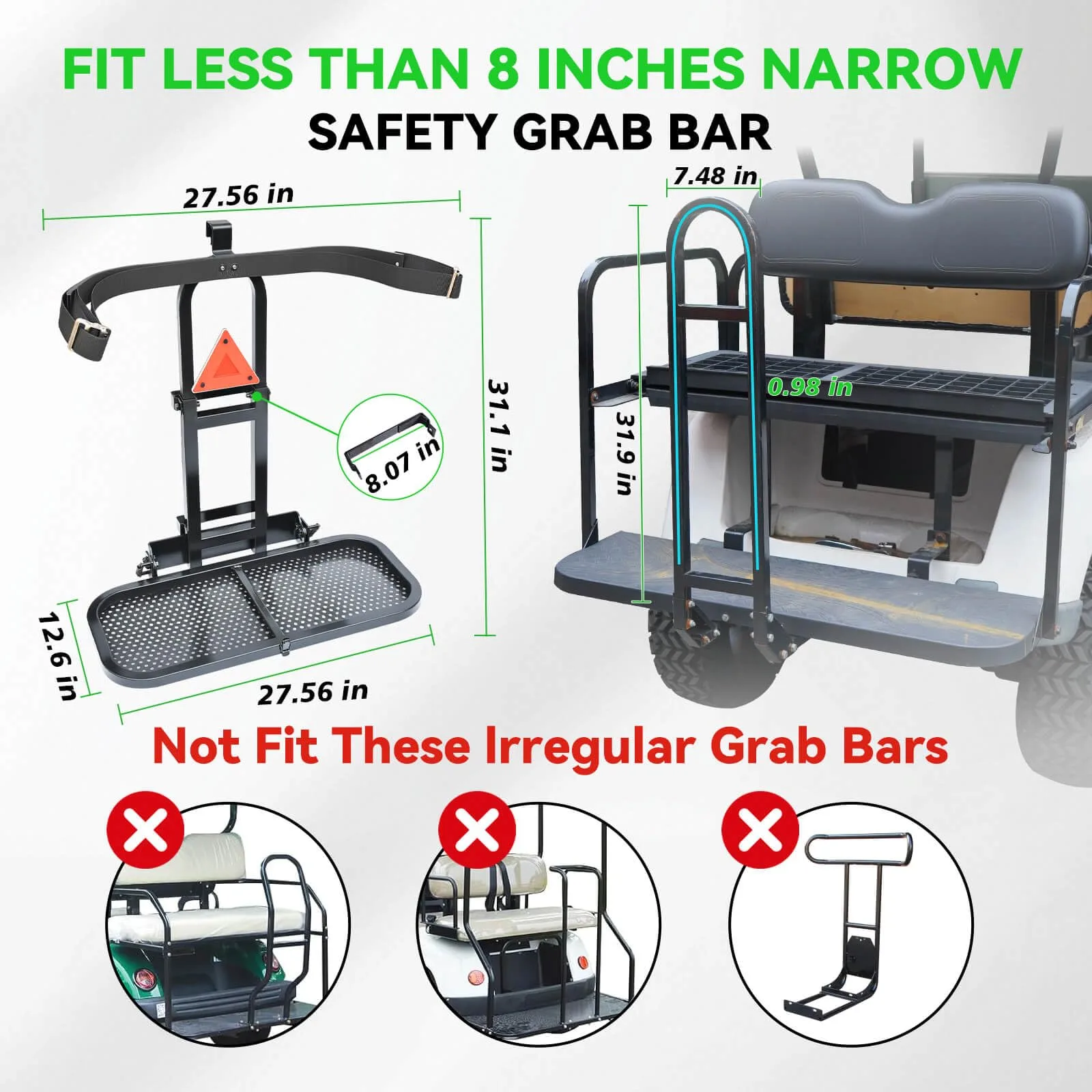 Cartalia GCBH773 Foldable Golf Cart Bag Holder image 2