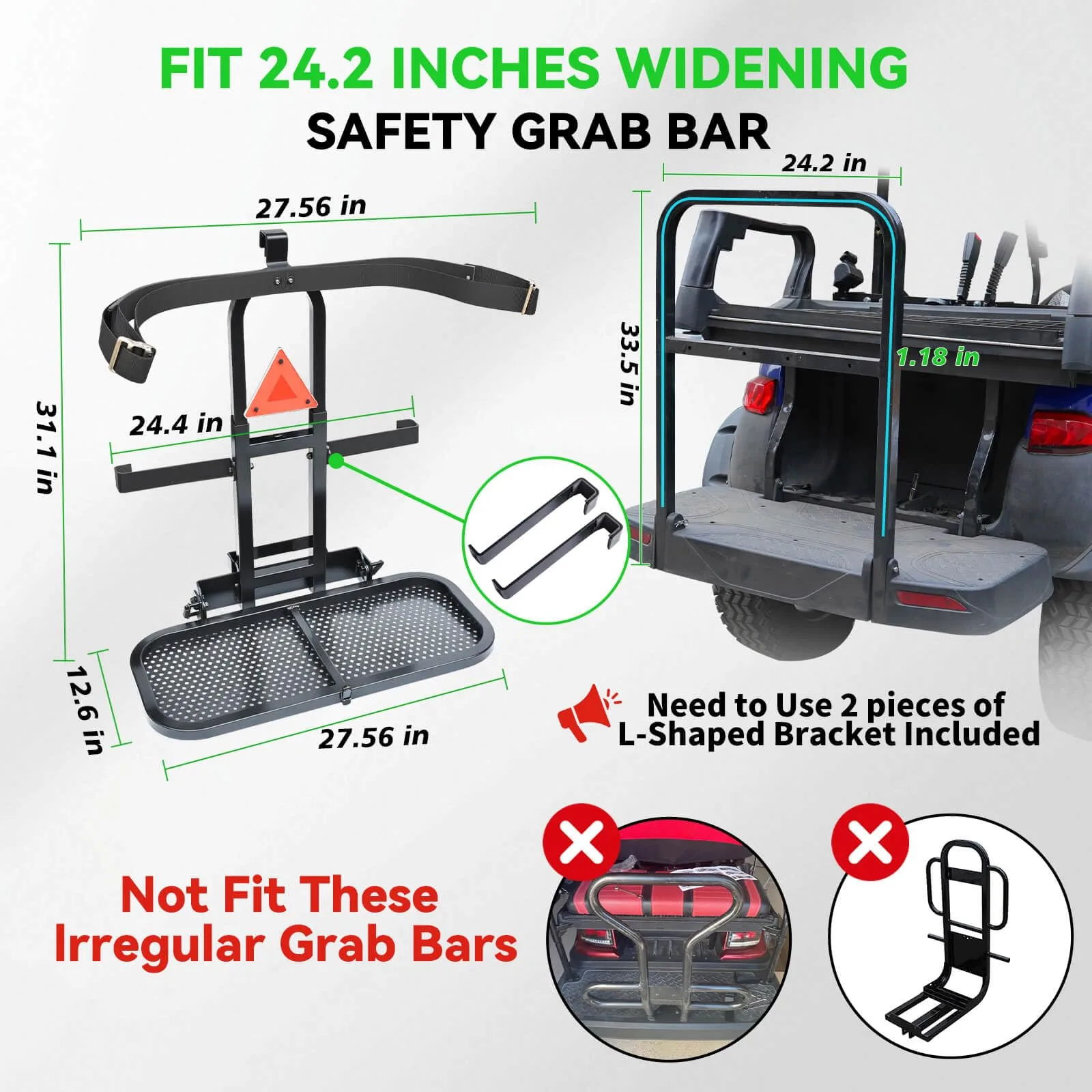 Cartalia GCBH773 Foldable Golf Cart Bag Holder image 3