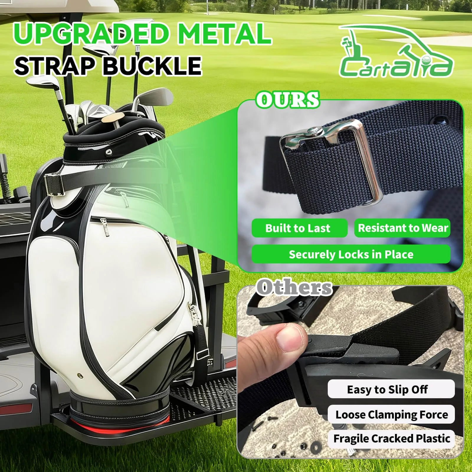 Cartalia GCBH773 Foldable Golf Cart Bag Holder image 4