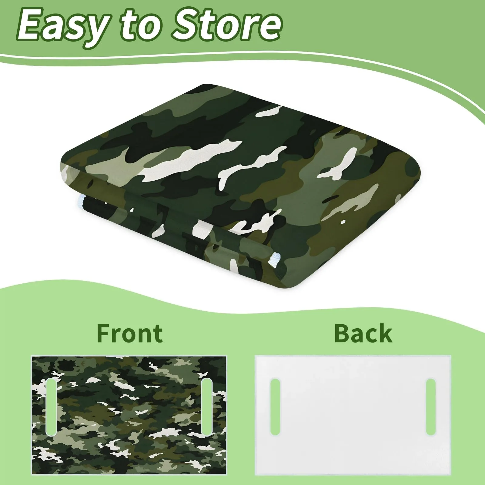 Tiveruda Golf Cart Seat Cover for Double Seats image 4