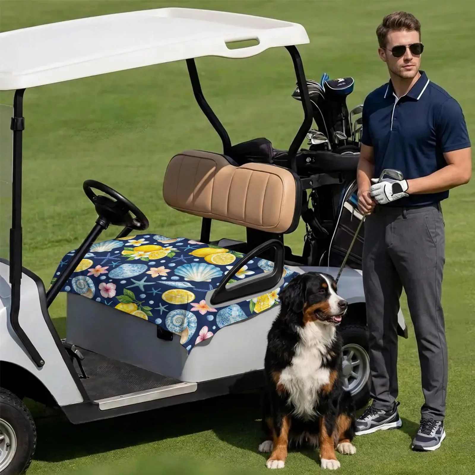 DecorLovee Golf Cart Seat Cover Towel, 51 x 31 Inch image 3
