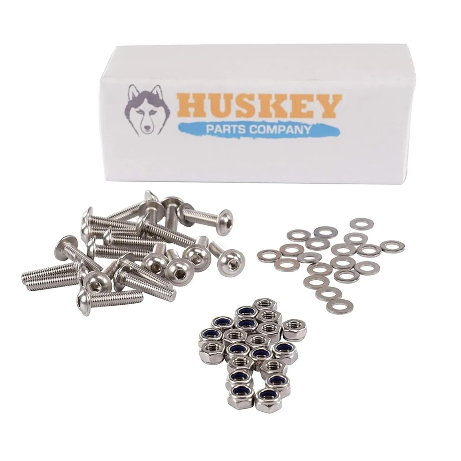 Huskey Stainless Steel Golf Cart Fender Flare Hardware Kit