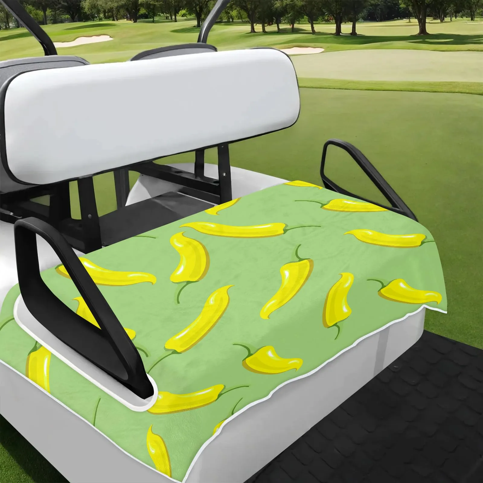 Tiveruda Golf Cart Seat Cover for Double Seats, 51 x 31 in