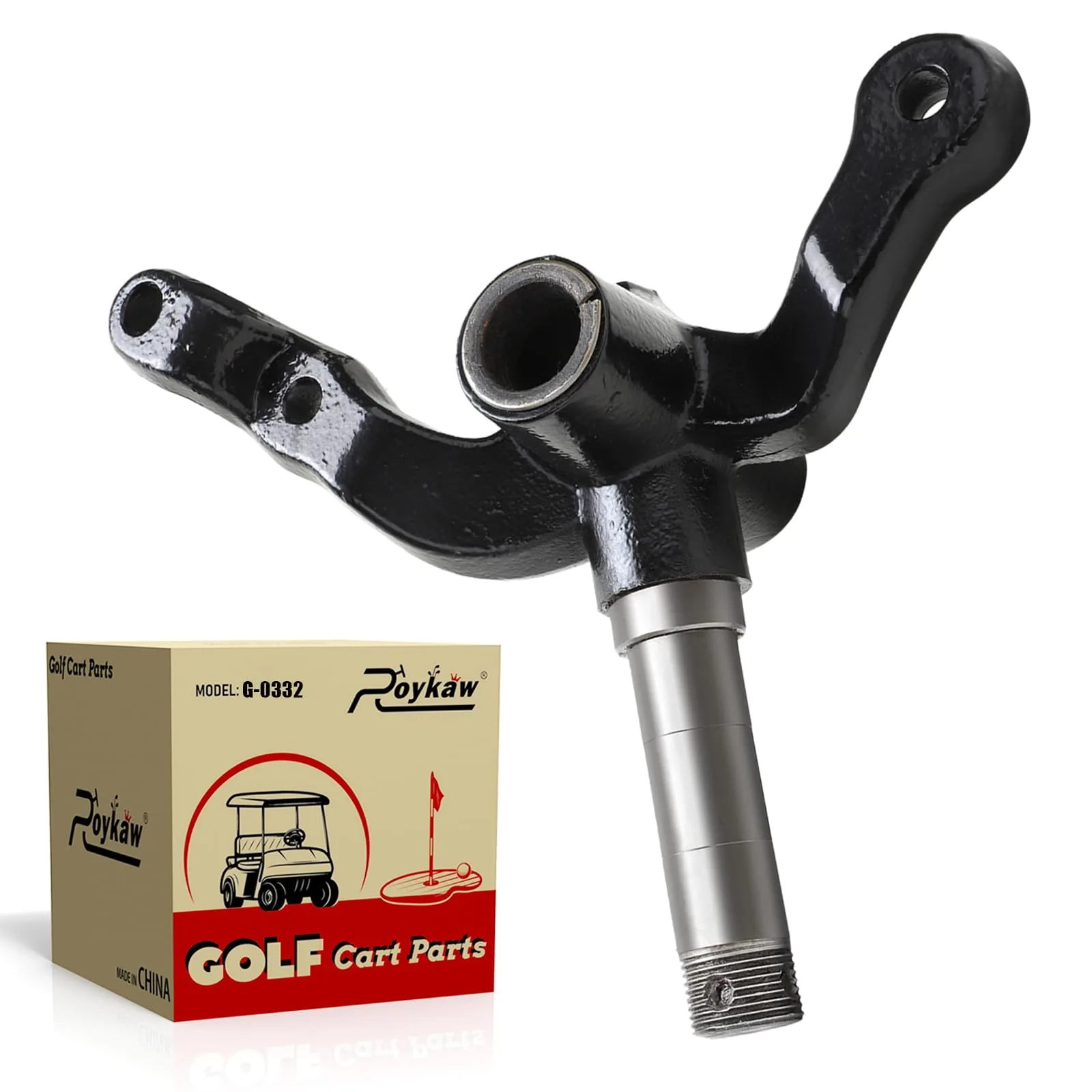 Roykaw E-Z-GO Passenger-Side Spindle Assembly G-0332