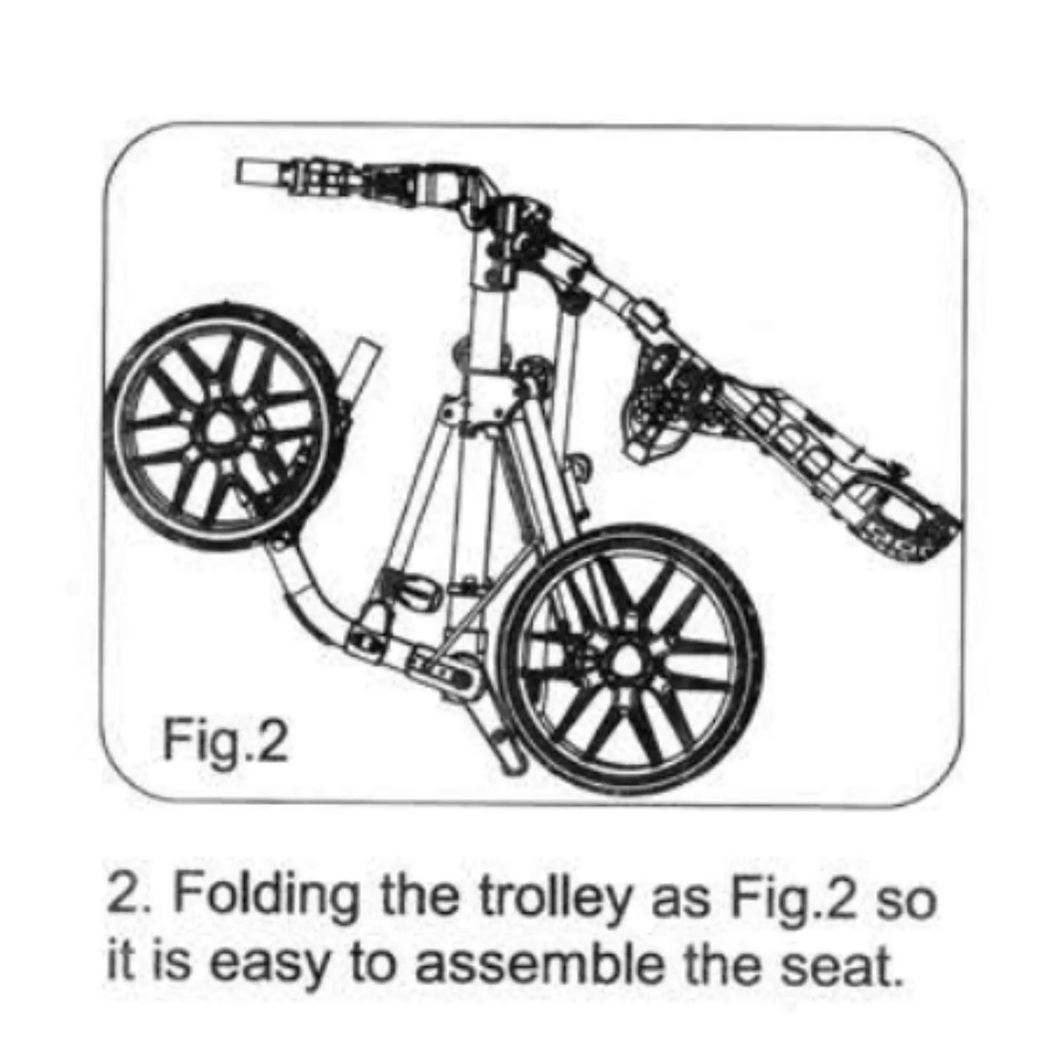 Caddytek CP-1SEAT Removable Seat for CaddyCruiser One image 4