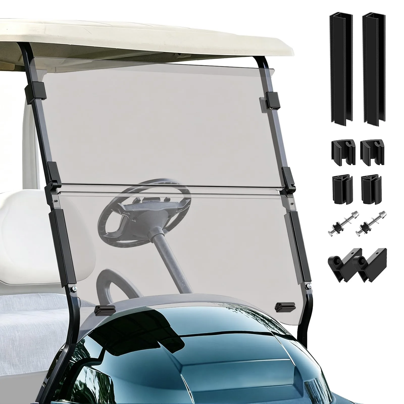CLUBRALLY Windshield for Club Car Precedent, Tempo & Onward