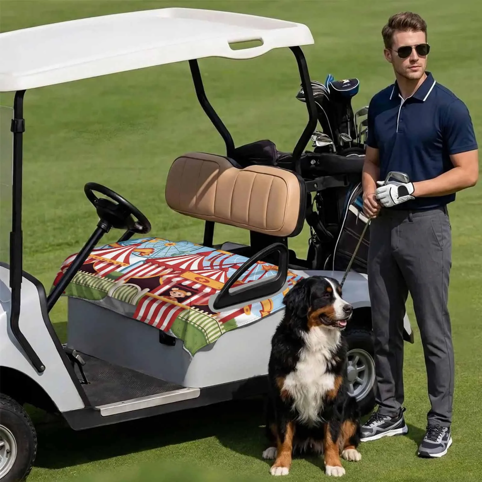 DecorLovee Golf Cart Seat Cover Towel, 51 x 31 Inches image 3