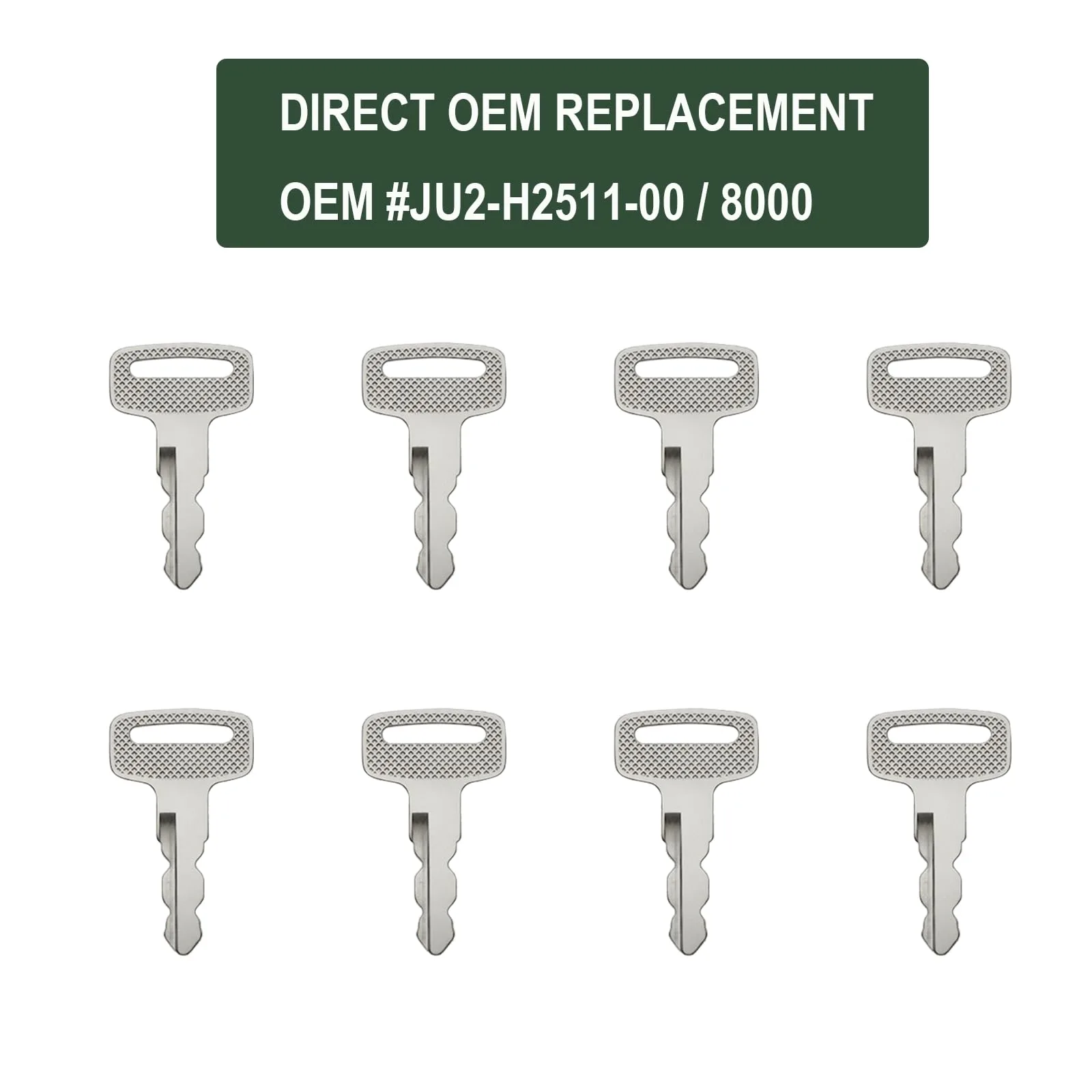 Hather GCK04 Yamaha Golf Cart Replacement Ignition Keys image 4