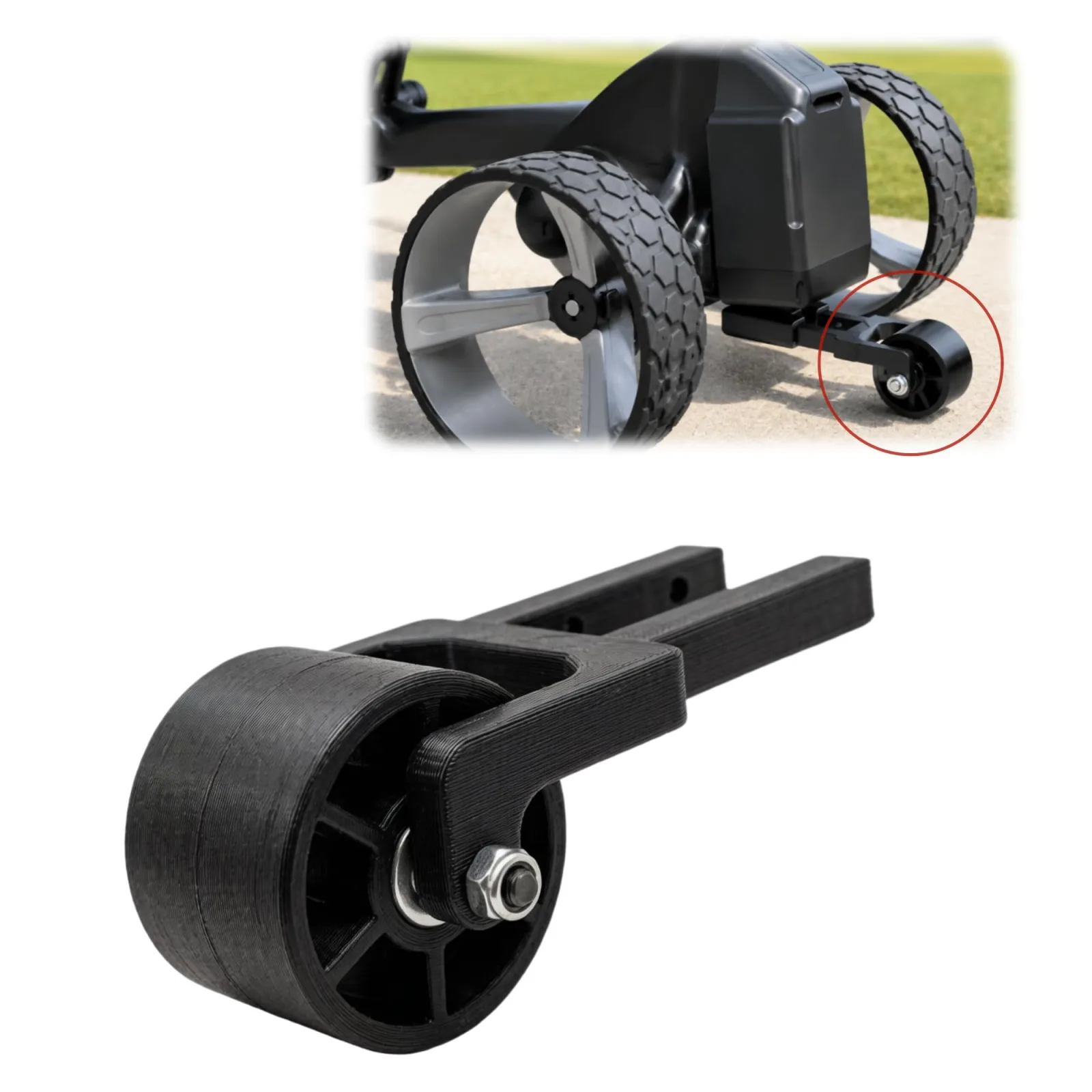 MGI Zip Navigator Rear Fourth Wheel REA0730 image 2