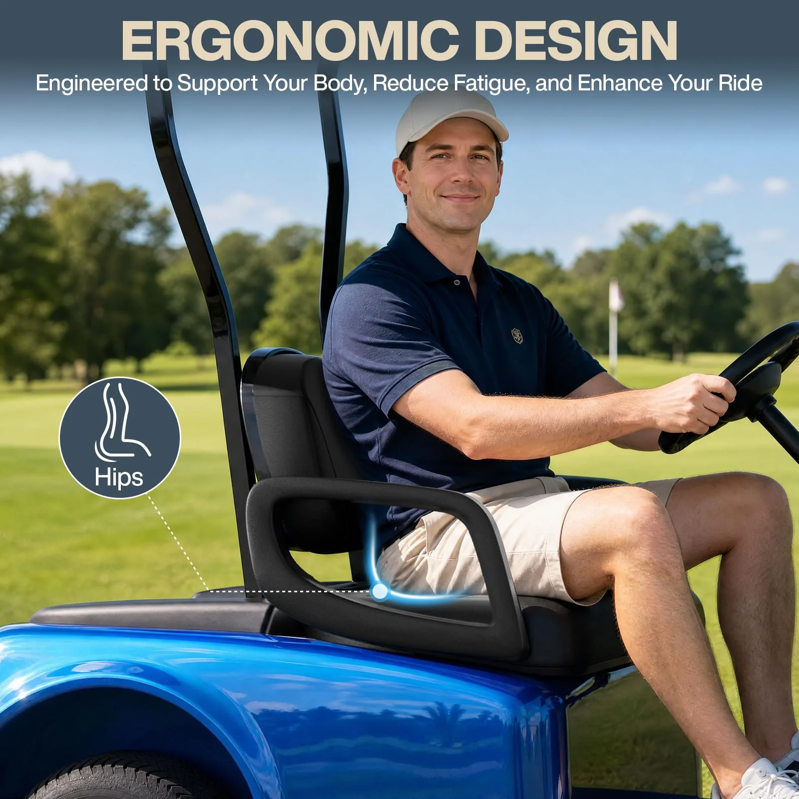 OMEIPMEO E-Z-GO RXV Front Seat Bottom Cushion image 4