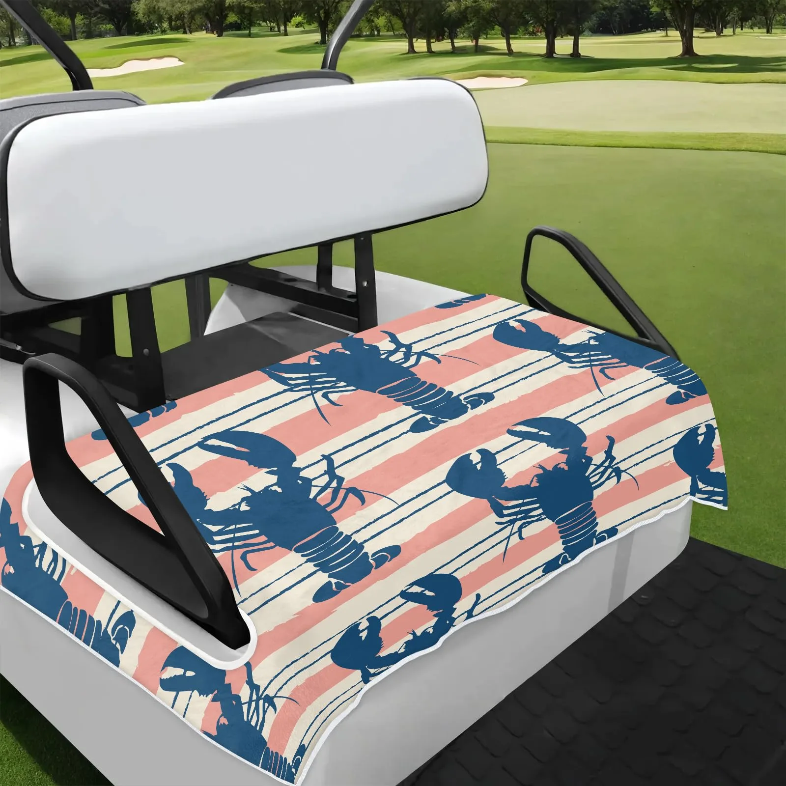 Tiveruda Golf Cart Seat Cover for Double Seats