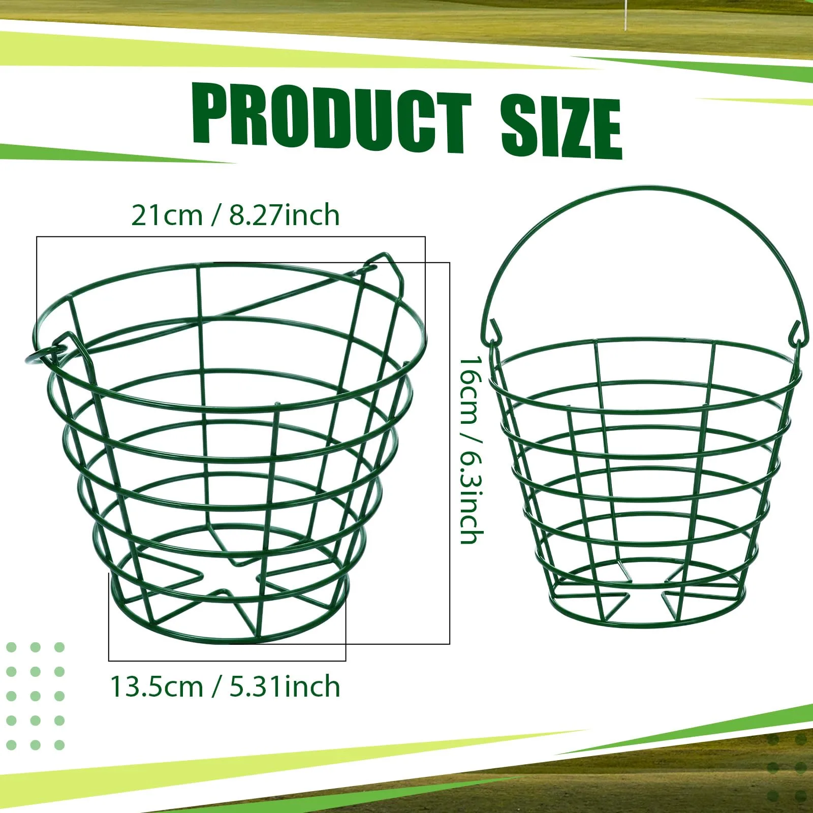 Wettarn Stainless Steel Golf Ball Basket 50-Ball WAY-Wettarn-7025 image 2