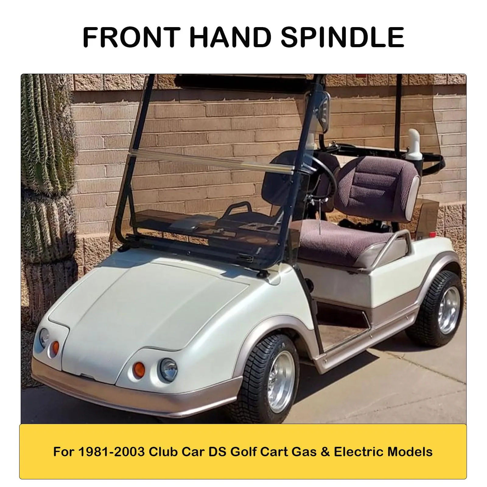 LOSTAR Front Hand Spindle for 1981-2003 Club Car DS image 4