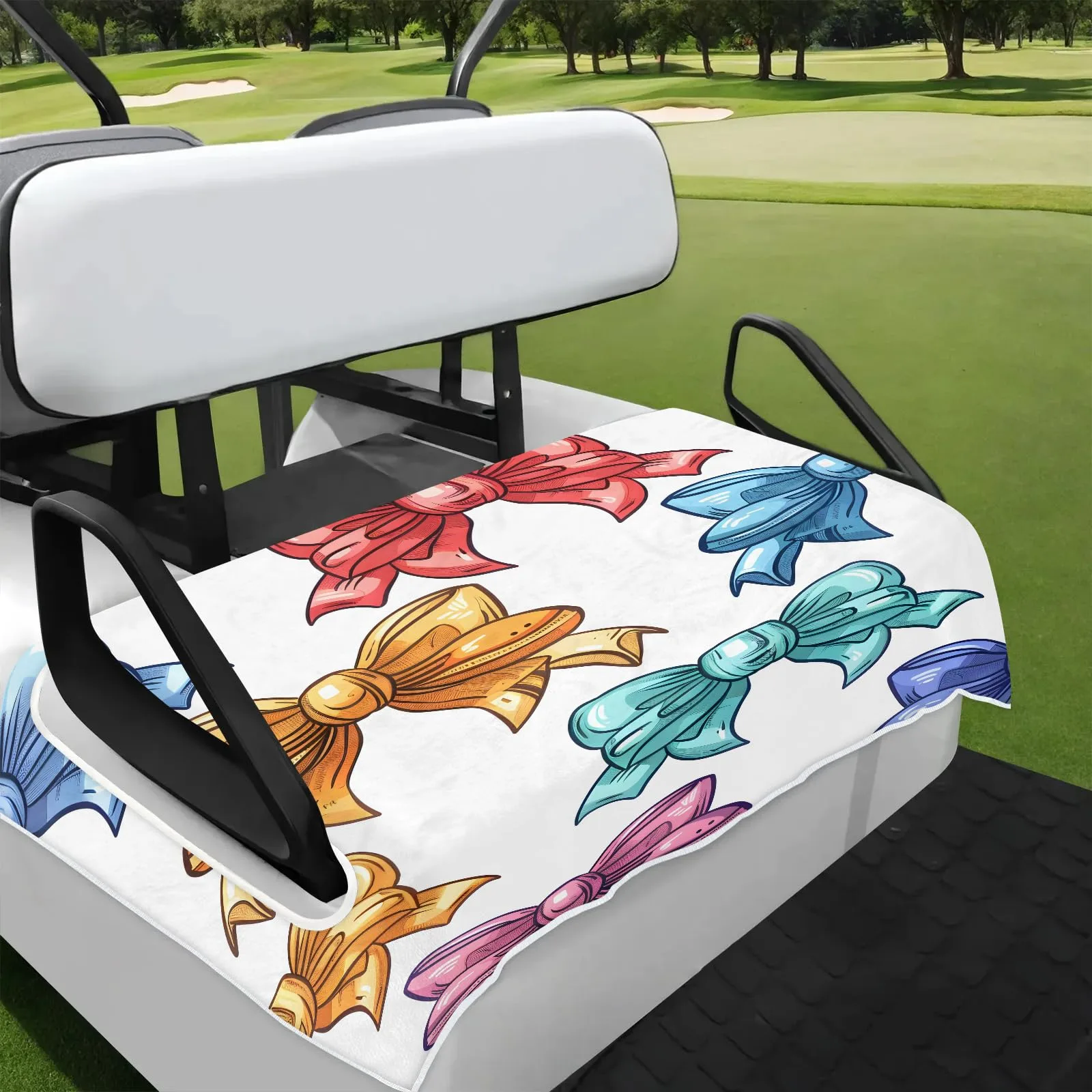 Tiveruda Golf Cart Seat Cover for Double Seats