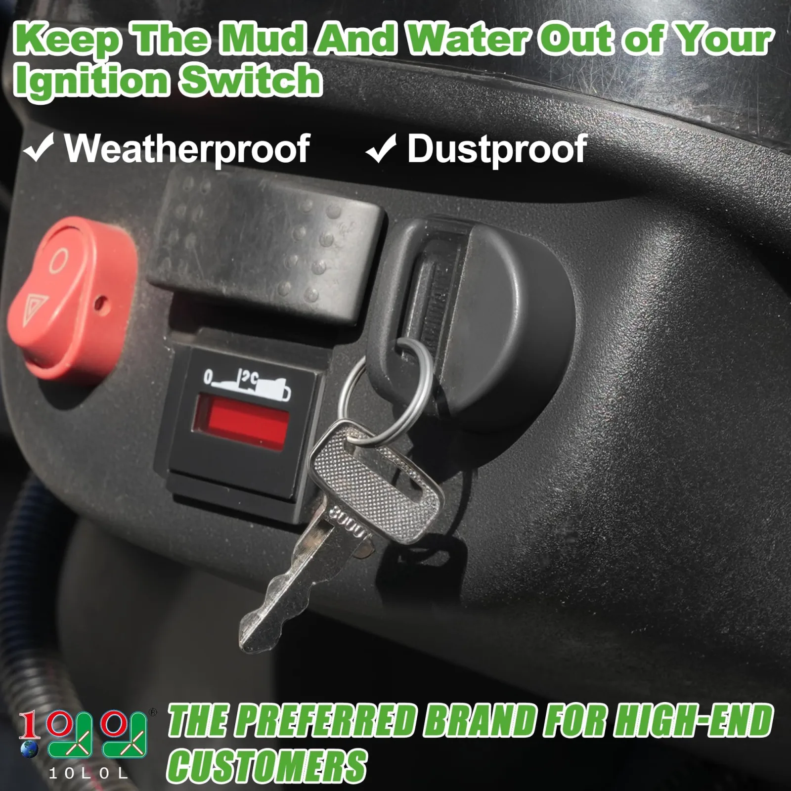 10L0L Ignition Key Switch Cover for Yamaha Golf Carts image 2