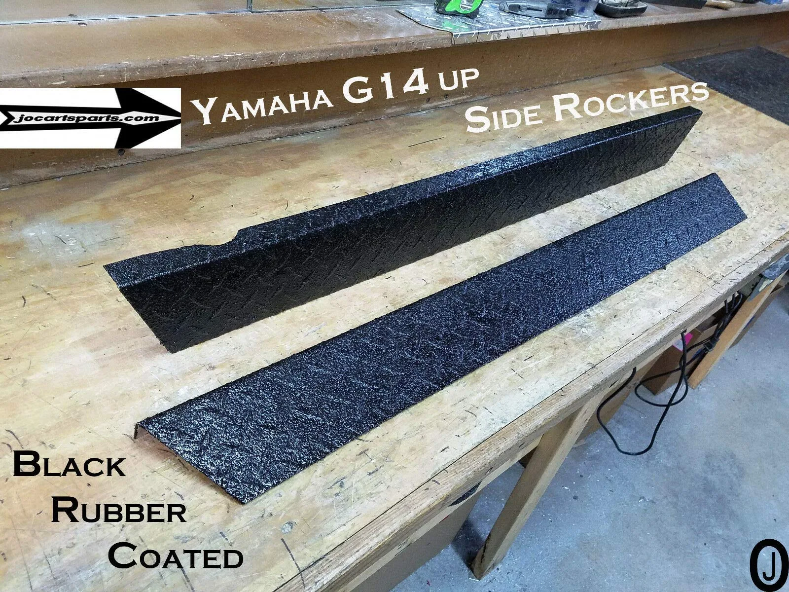 J & O Carts Parts Black Diamond Plate Rocker Panels for Yamahaa G14 G16 G19 G22 image 2