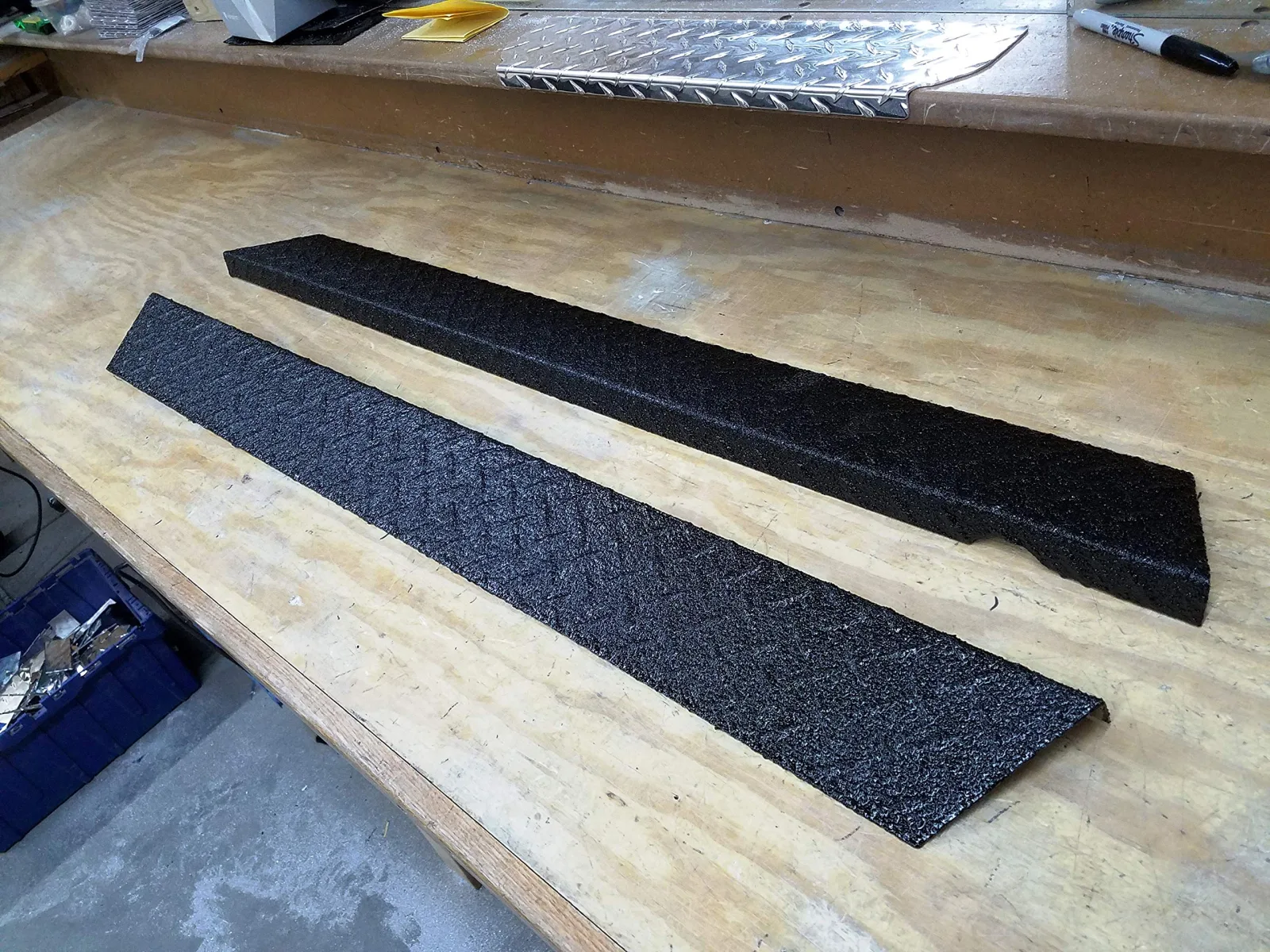 J & O Carts Parts Black Diamond Plate Rocker Panels for Yamahaa G14 G16 G19 G22