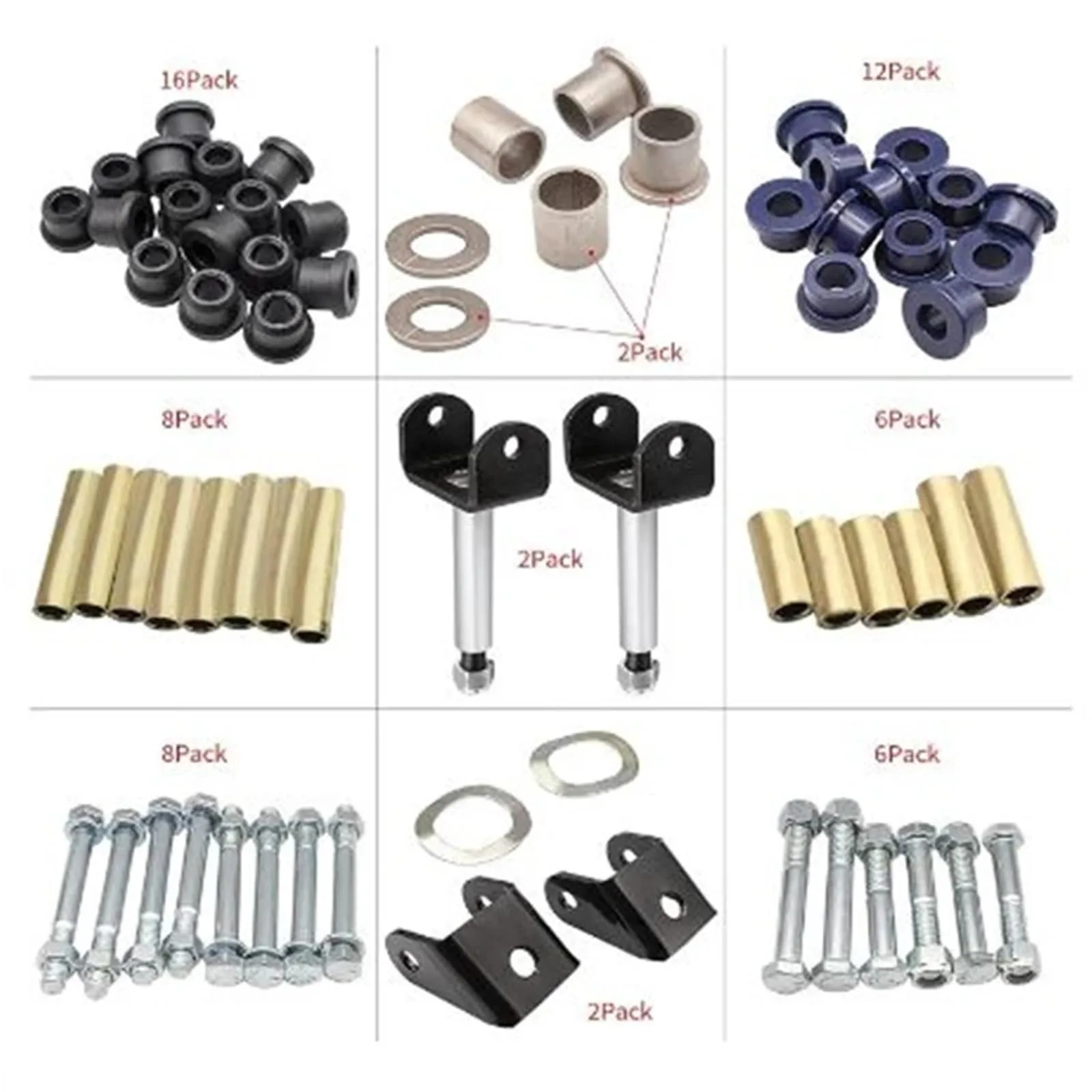 Front-End King Pin Bushing Kit for DS 1993-Up Carryall image 3