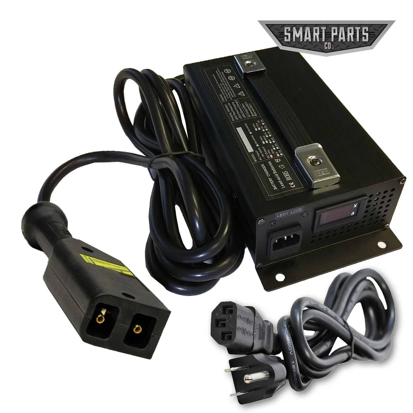 Smart Parts 36V 18A Golf Cart Charger with Powerwise Connector (CH36V-PWC-18)