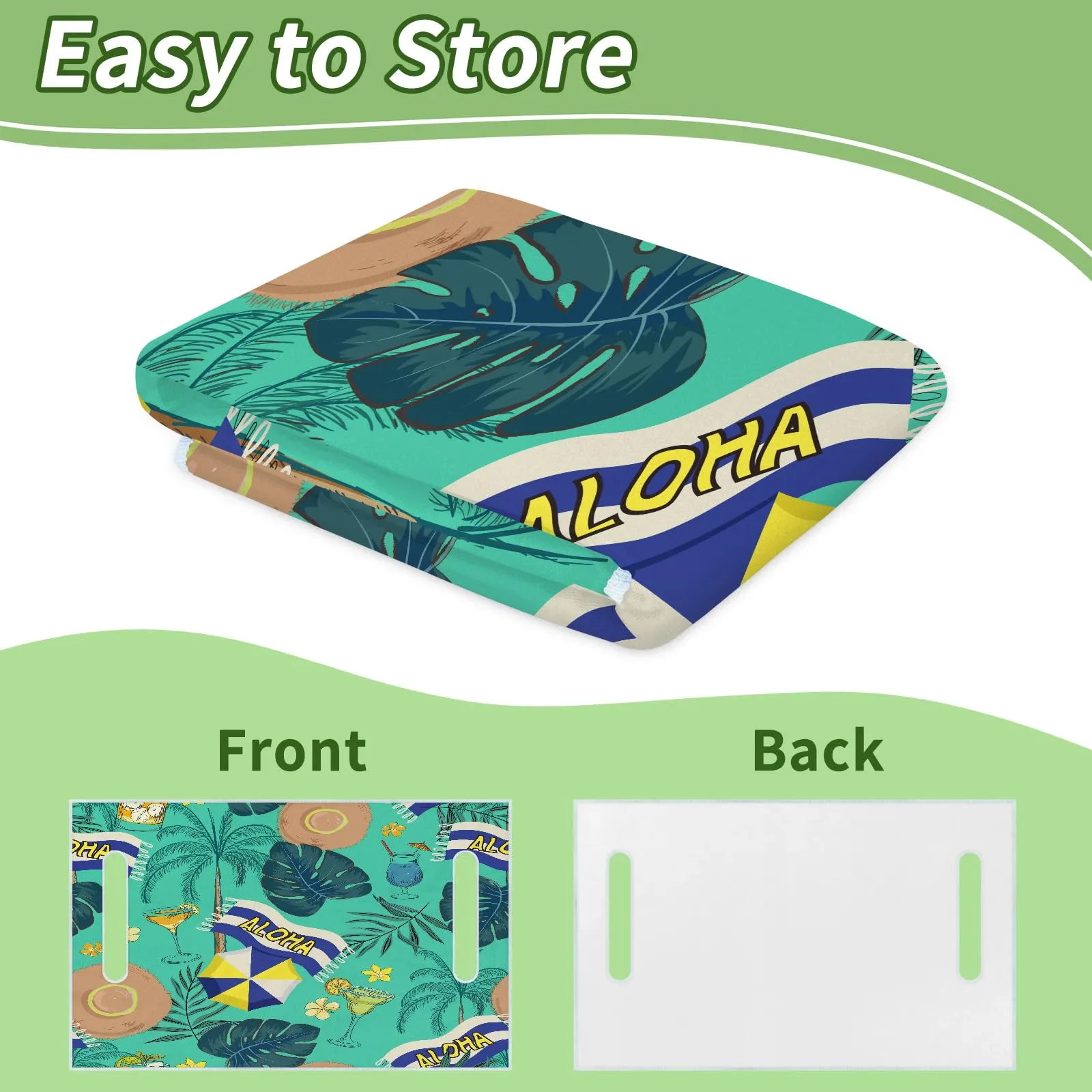 Tiveruda Golf Cart Seat Cover for Double Seats image 4