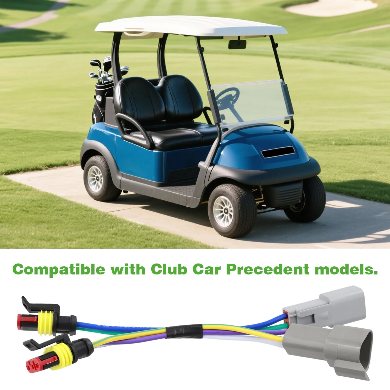 Roykaw MCOR 3 & 4 Adapter Harness for Club Car Precedent image 3