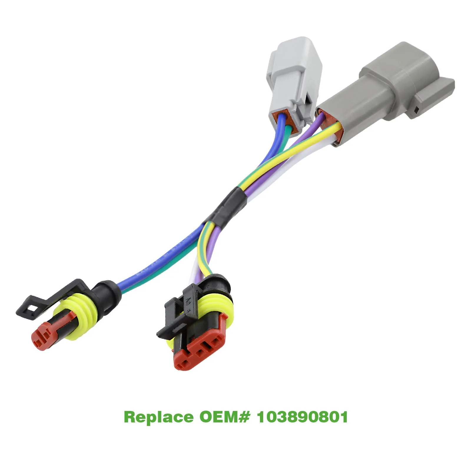 Roykaw MCOR 3 & 4 Adapter Harness for Club Car Precedent image 4