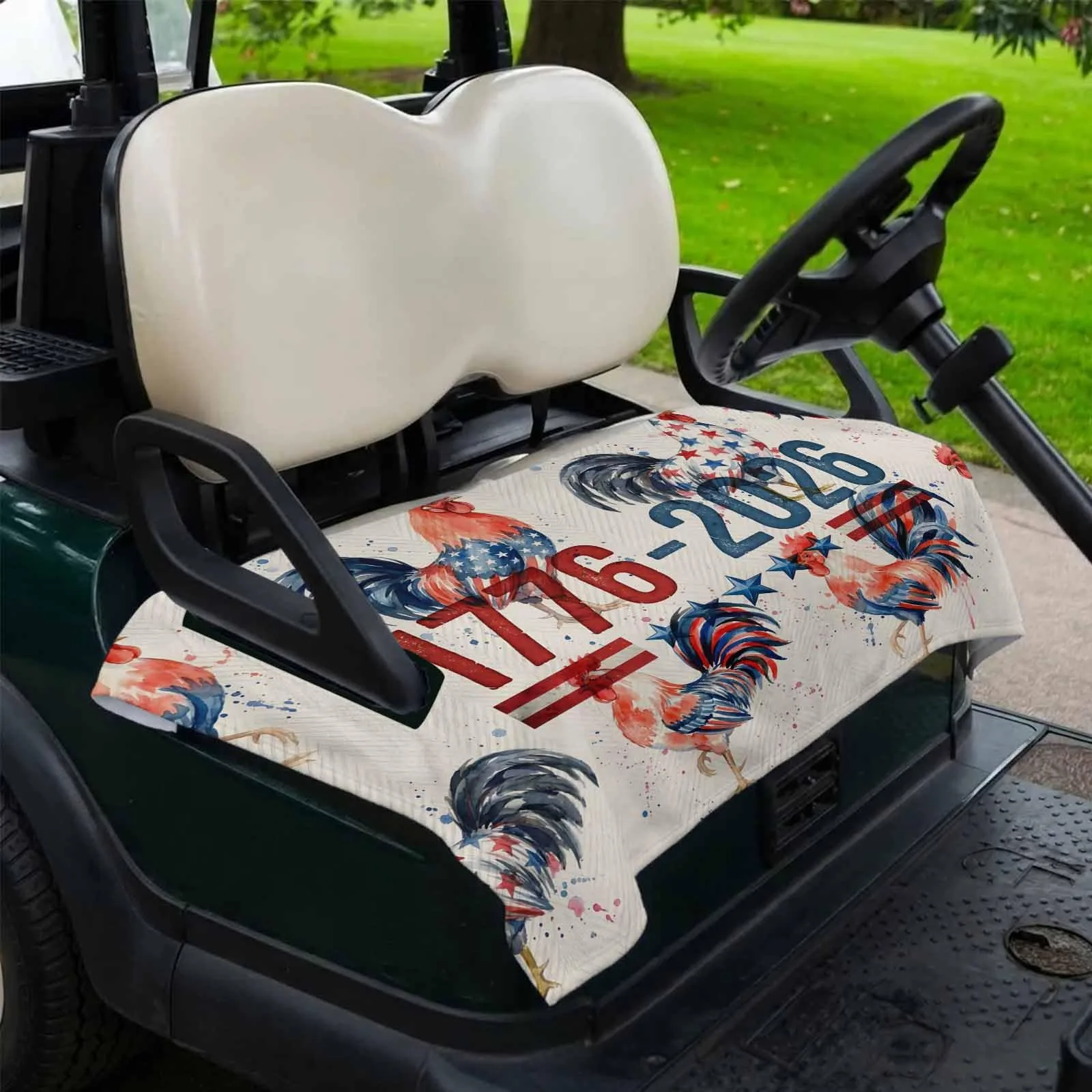 DecorLovee 51 x 31 Golf Cart Seat Cover Towel image 2