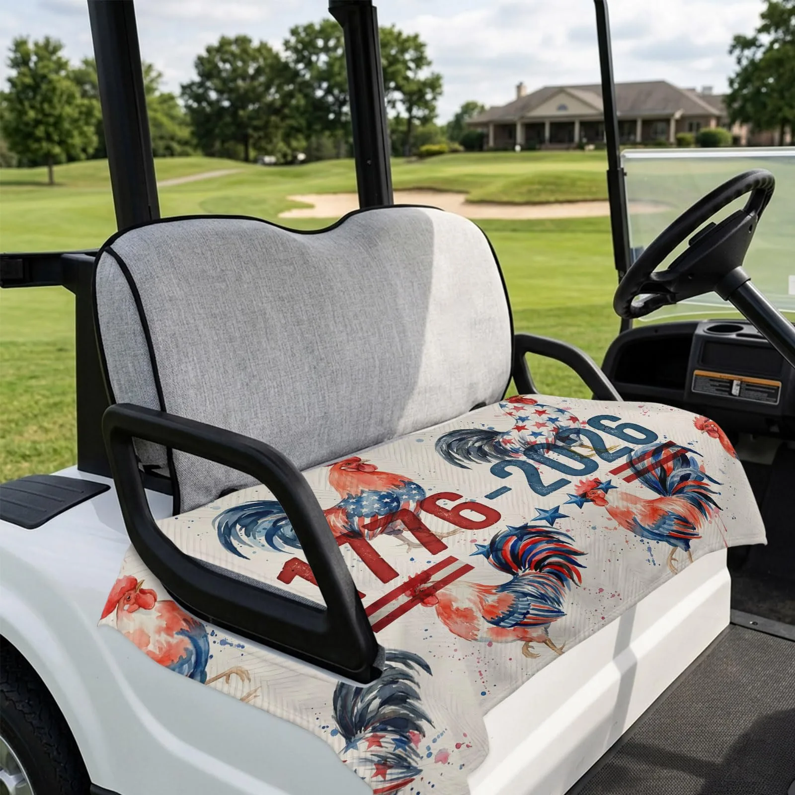 DecorLovee 51 x 31 Golf Cart Seat Cover Towel image 4