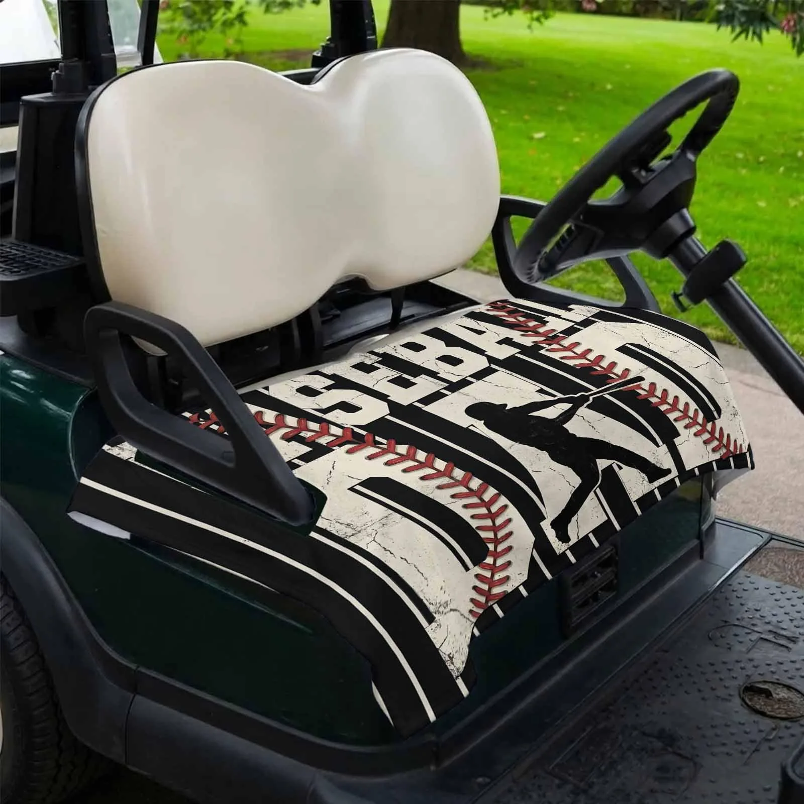 DecorLovee Golf Cart Seat Cover, 51 x 31 in, 2-Seater image 2