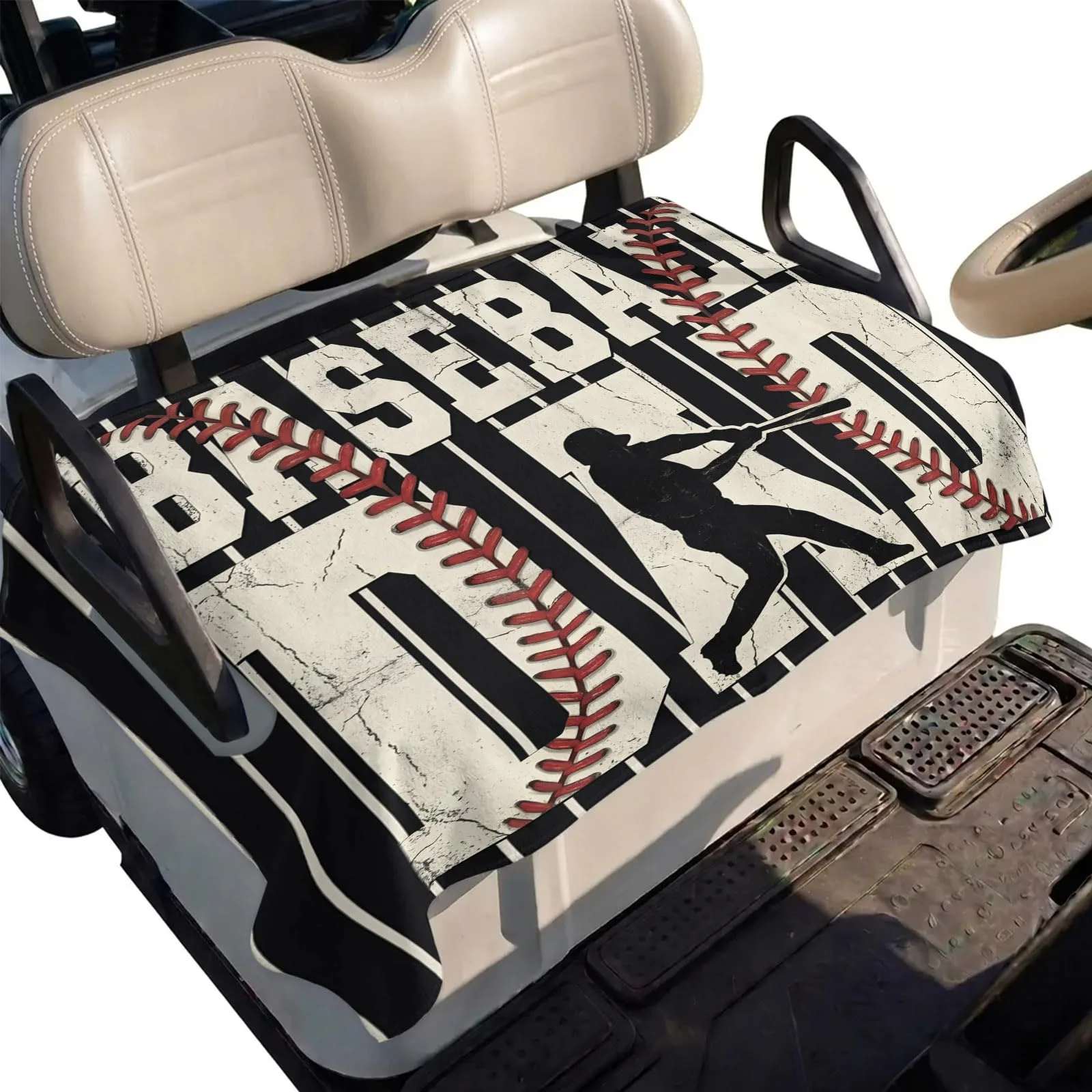 DecorLovee Golf Cart Seat Cover, 51 x 31 in, 2-Seater