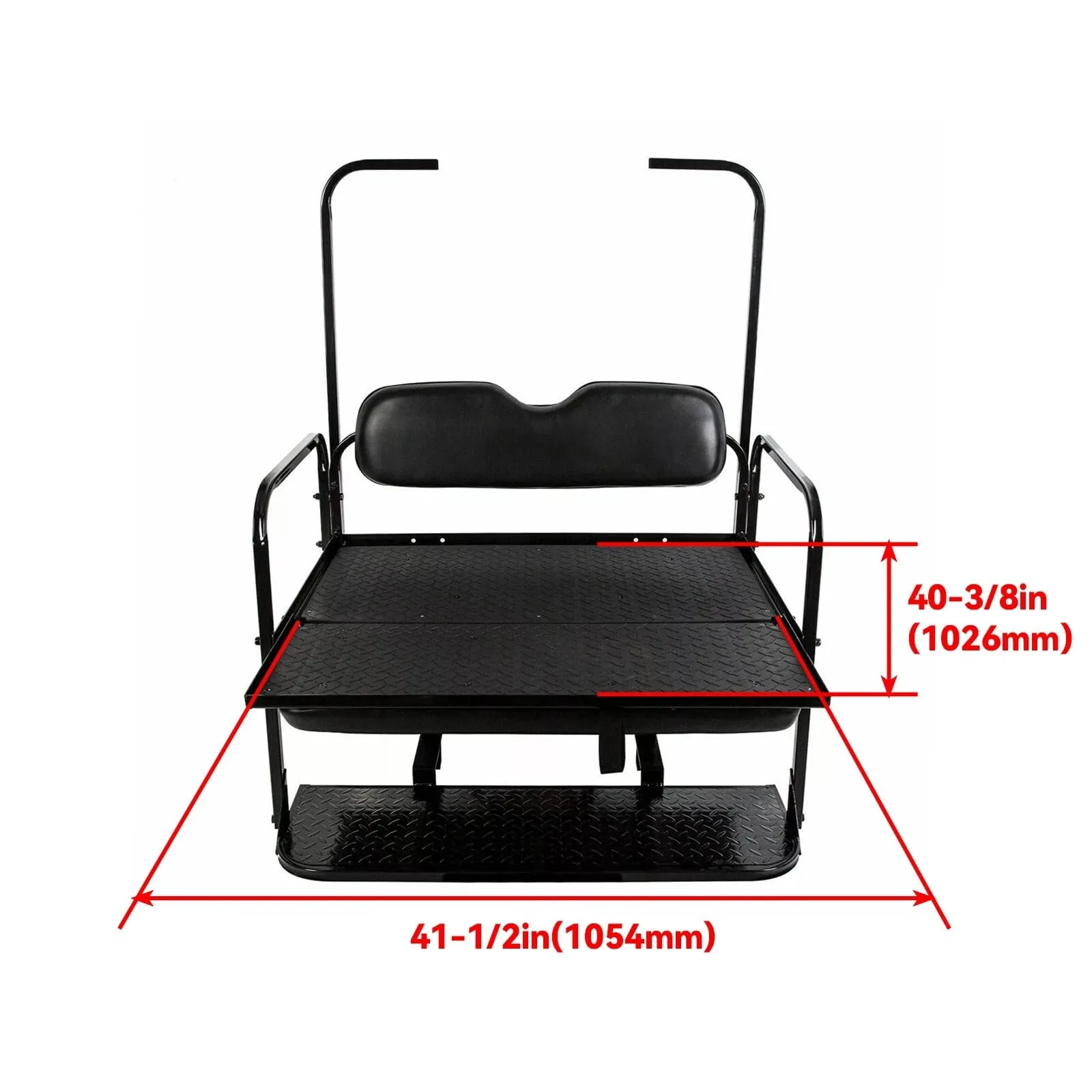 Yonekauto Rear Flip Seat Kit for EZGO TXT and Freedom T48 image 2