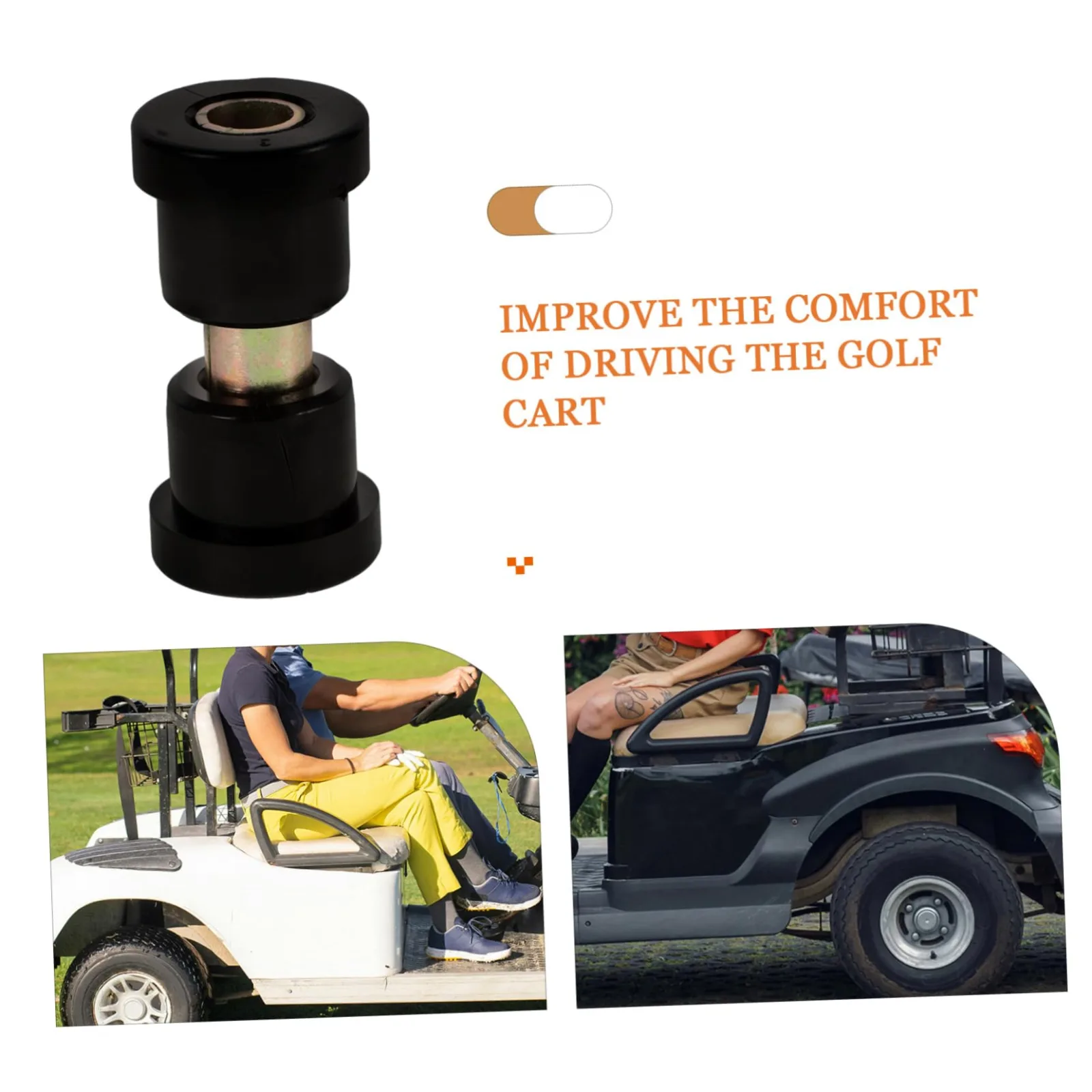 Mipcase Rear Golf Cart Leaf Spring Bushing Kit image 3