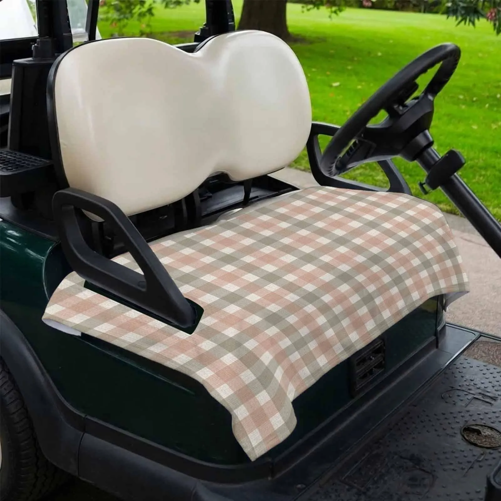 DecorLovee 51x31 Microfiber Golf Cart Seat Cover for 2‑Seaters image 2