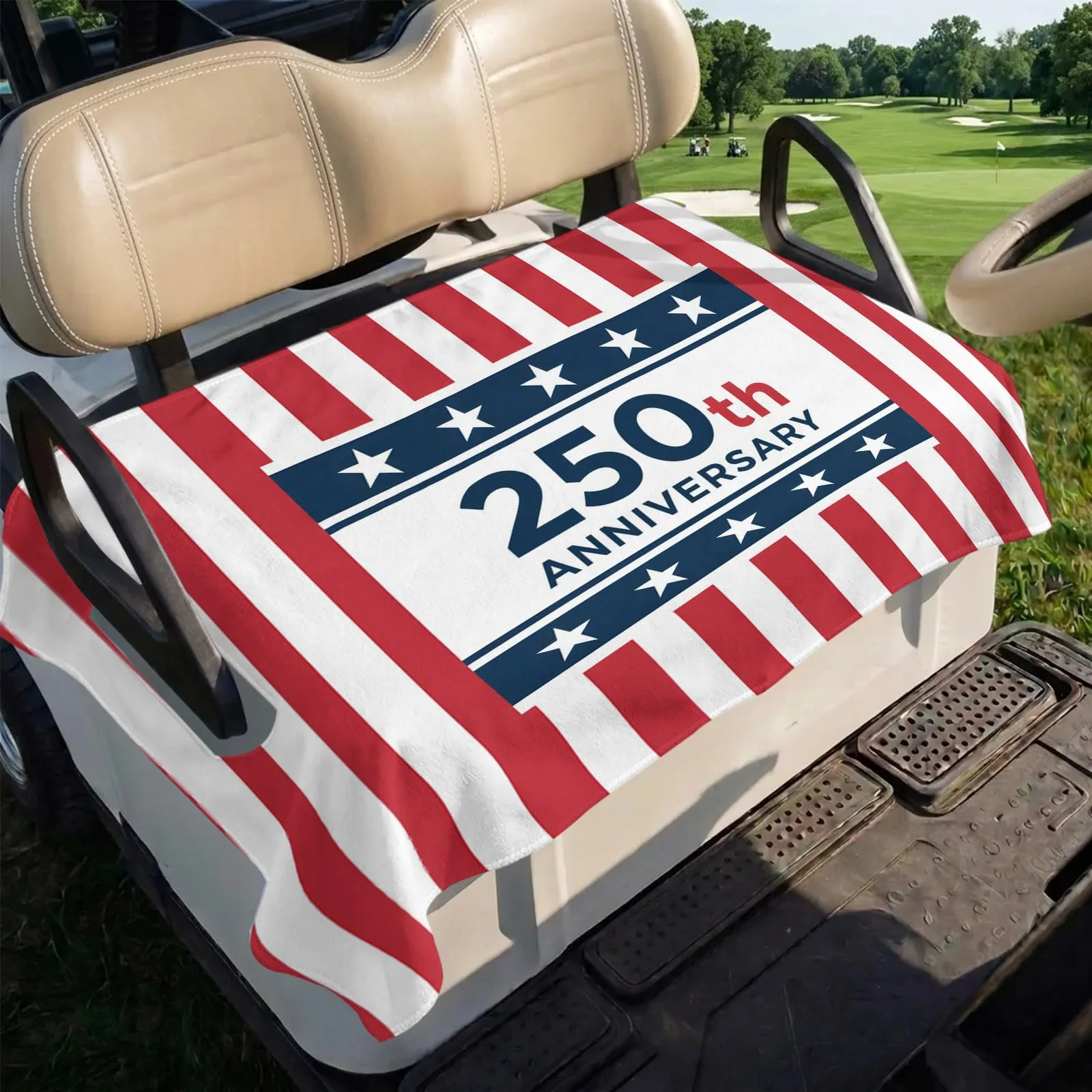 Trosturdspn Golf Cart Seat Towel Blanket, 51 x 31 in image 4