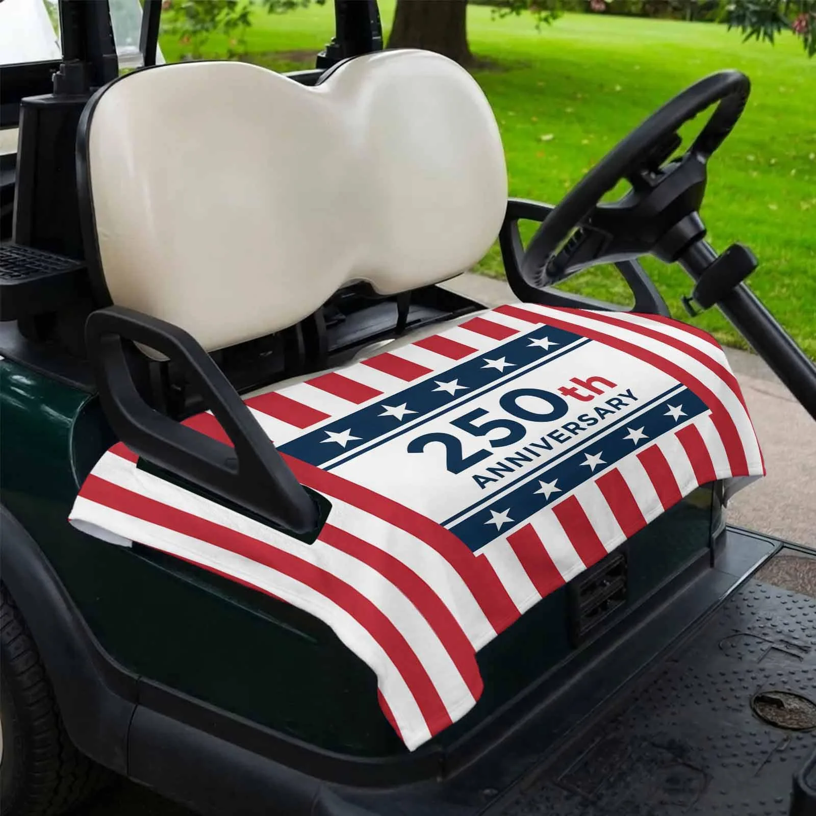 Trosturdspn Golf Cart Seat Towel Blanket, 51 x 31 in